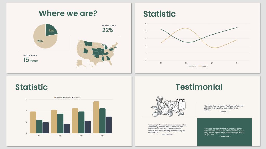 Business presentation design