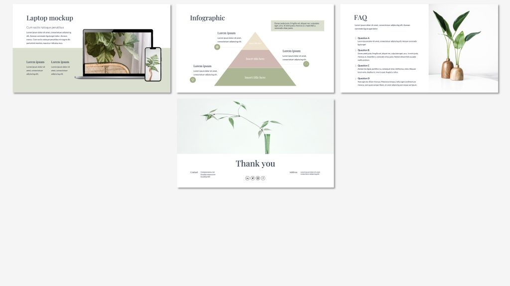 Green pitch deck presentation