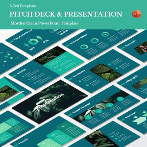 startup Pitch Deck presentation template