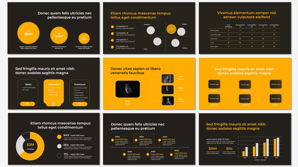 Pitch deck powerpoint template