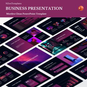 Gaming Startup Pitch Deck Modern Clean Presentation Template | NZenPPT18