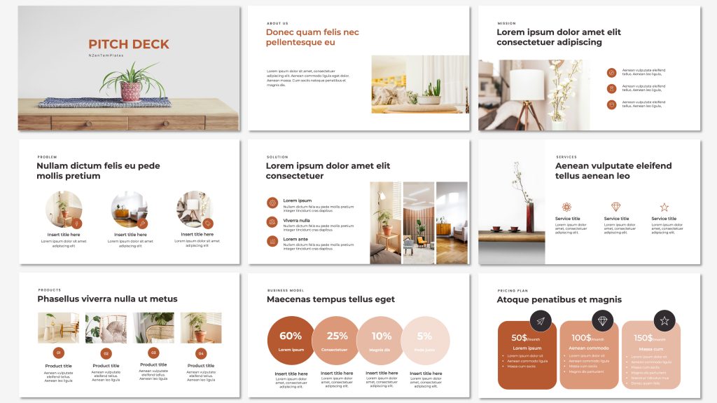 Startup Pitch deck template