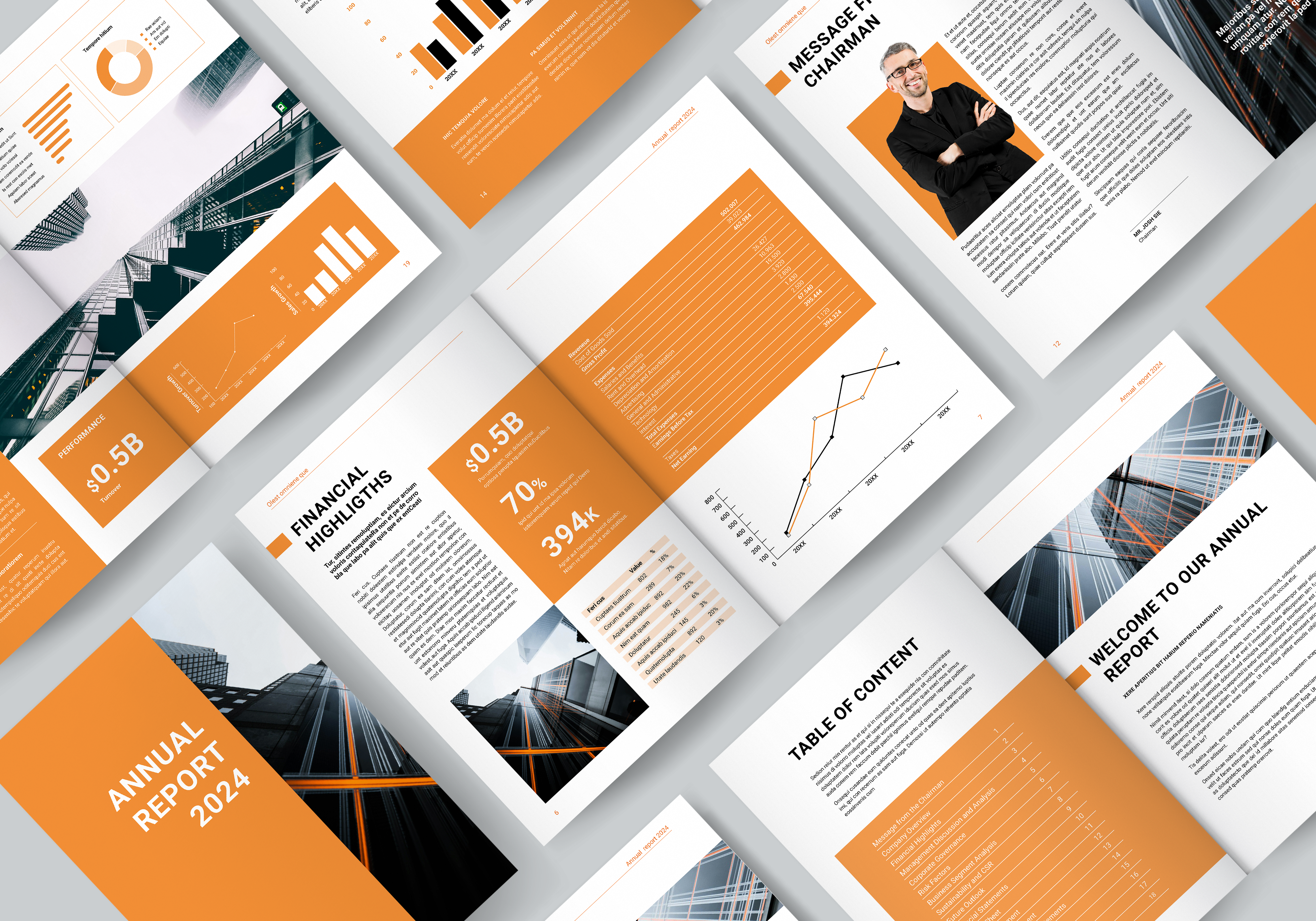 Annual report templates